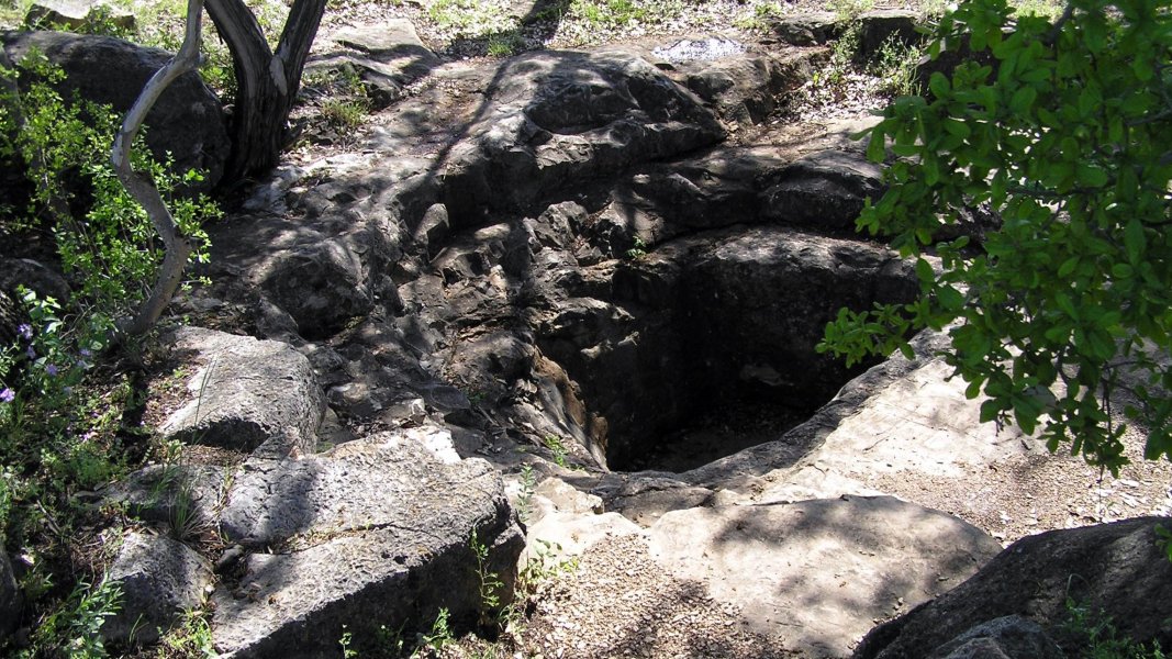 Dead Man's Hole, near Marble Falls